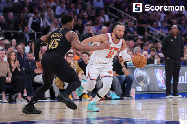 NBA 뉴욕 닉스, 클리블랜드에 22점 차 뒤집기 승…동부 결승 '기선제압'